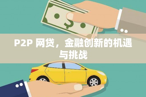 项城P2P 网贷，金融创新的机遇与挑战