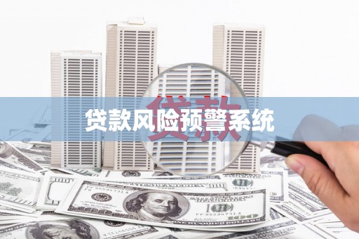 项城贷款风险预警系统