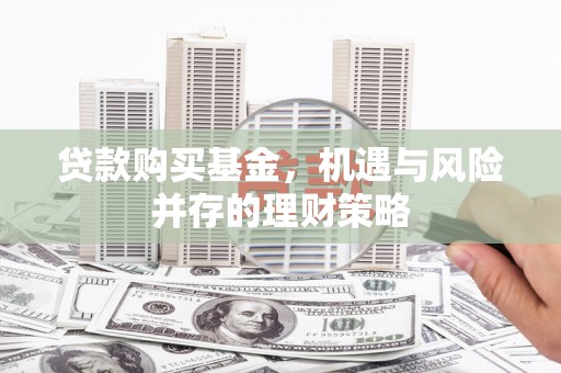 项城贷款购买基金，机遇与风险并存的理财策略