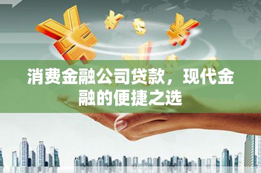 项城消费金融公司贷款，现代金融的便捷之选