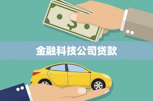 项城金融科技公司贷款