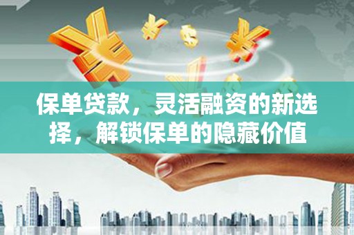 项城保单贷款，灵活融资的新选择，解锁保单的隐藏价值