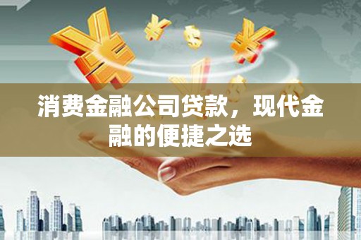 项城消费金融公司贷款，现代金融的便捷之选