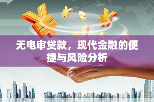 项城无电审贷款，现代金融的便捷与风险分析