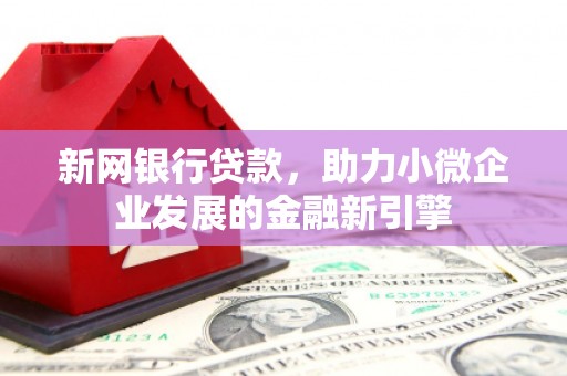 项城新网银行贷款，助力小微企业发展的金融新引擎