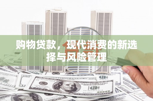 项城购物贷款，现代消费的新选择与风险管理