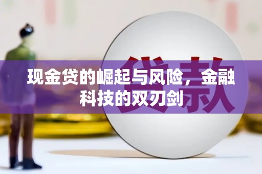 项城现金贷的崛起与风险，金融科技的双刃剑