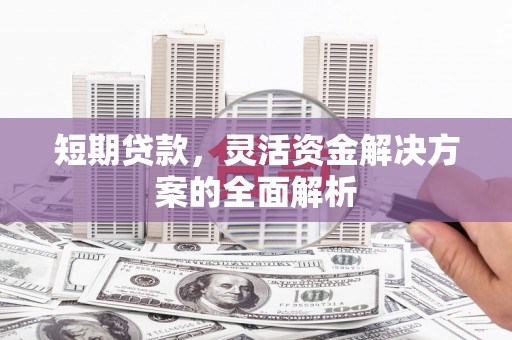 项城短期贷款，灵活资金解决方案的全面解析