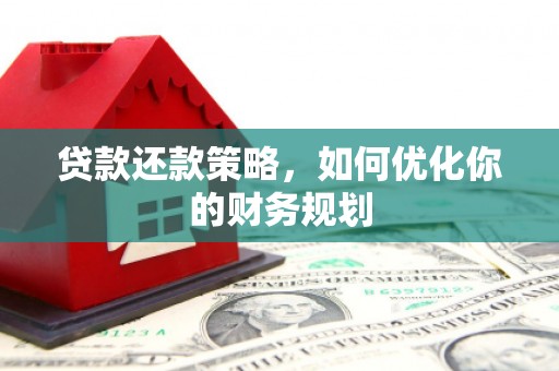 项城贷款还款策略，如何优化你的财务规划