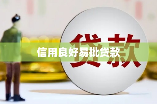 项城信用良好易批贷款