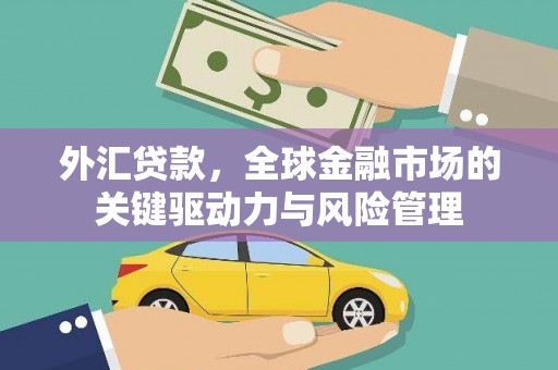 项城外汇贷款，全球金融市场的关键驱动力与风险管理