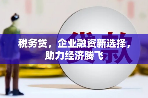 项城税务贷，企业融资新选择，助力经济腾飞