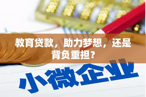 项城教育贷款，助力梦想，还是背负重担？