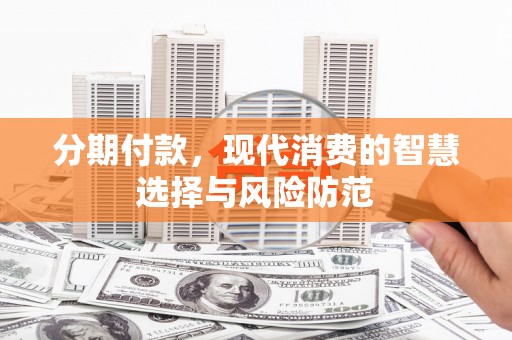 项城分期付款，现代消费的智慧选择与风险防范