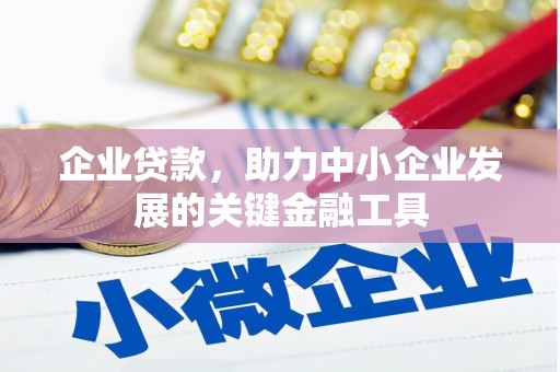 项城企业贷款，助力中小企业发展的关键金融工具