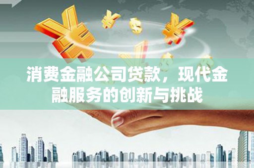 项城消费金融公司贷款，现代金融服务的创新与挑战