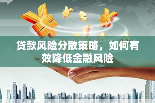 项城贷款风险分散策略，如何有效降低金融风险