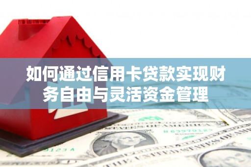 项城如何通过信用卡贷款实现财务自由与灵活资金管理