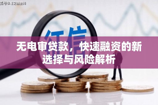 项城无电审贷款，快速融资的新选择与风险解析