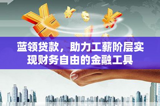 项城蓝领贷款，助力工薪阶层实现财务自由的金融工具