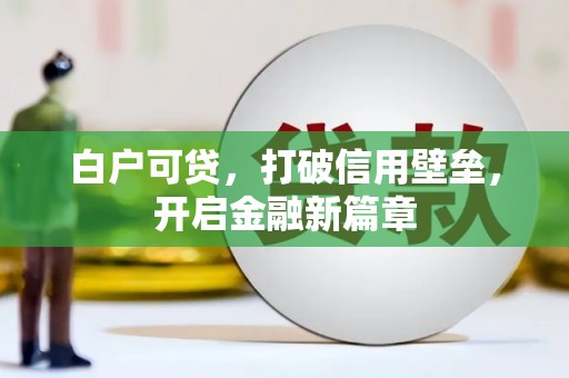 项城白户可贷，打破信用壁垒，开启金融新篇章