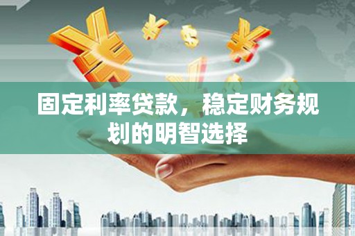 项城固定利率贷款，稳定财务规划的明智选择