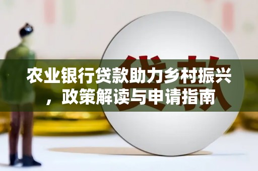 项城农业银行贷款助力乡村振兴，政策解读与申请指南