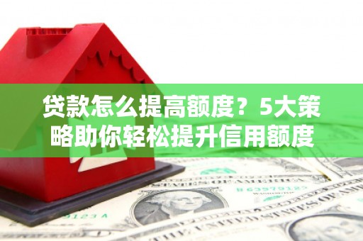 项城贷款怎么提高额度？5大策略助你轻松提升信用额度
