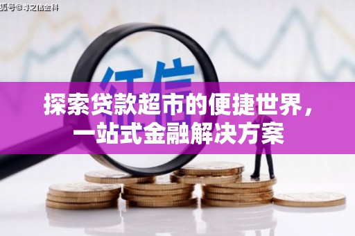 项城探索贷款超市的便捷世界，一站式金融解决方案