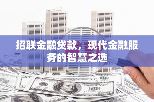 项城招联金融贷款，现代金融服务的智慧之选