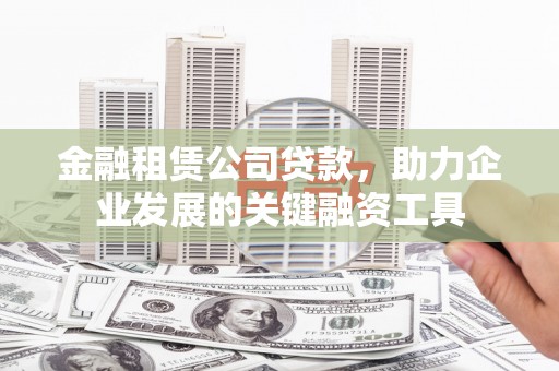 项城金融租赁公司贷款，助力企业发展的关键融资工具