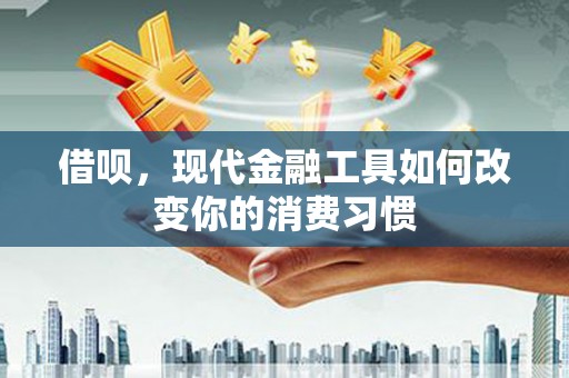 项城借呗，现代金融工具如何改变你的消费习惯