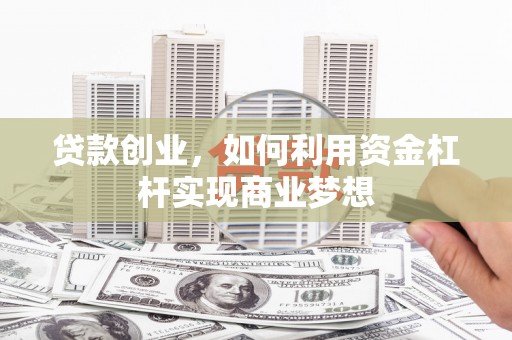 项城贷款创业，如何利用资金杠杆实现商业梦想