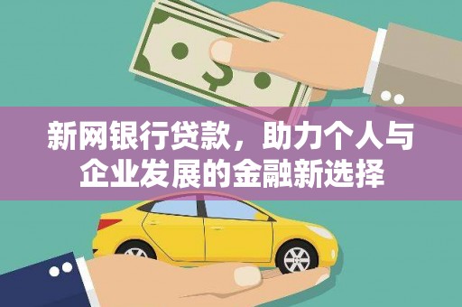 项城新网银行贷款，助力个人与企业发展的金融新选择
