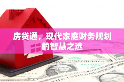 项城房贷通，现代家庭财务规划的智慧之选