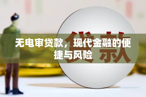项城无电审贷款，现代金融的便捷与风险