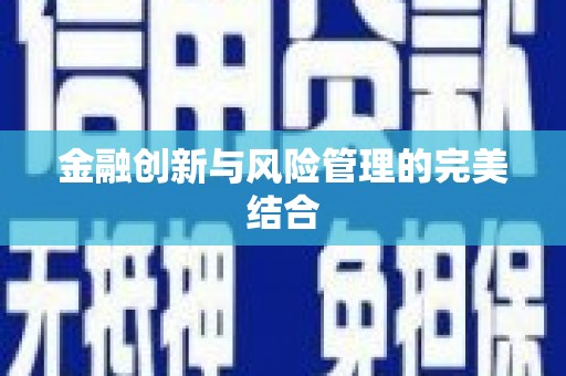 项城金融创新与风险管理的完美结合