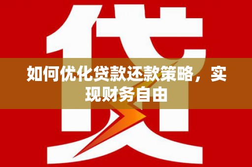 项城如何优化贷款还款策略，实现财务自由