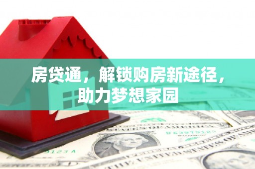 项城房贷通，解锁购房新途径，助力梦想家园