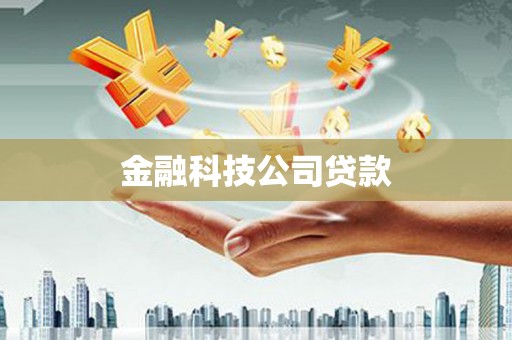 项城金融科技公司贷款