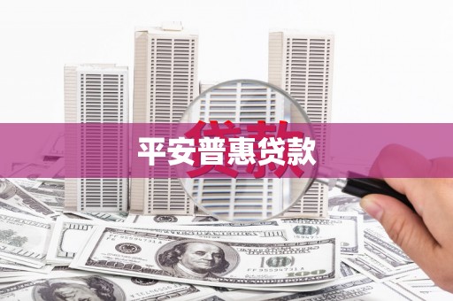 项城平安普惠贷款