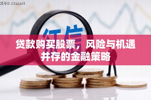 项城贷款购买股票，风险与机遇并存的金融策略