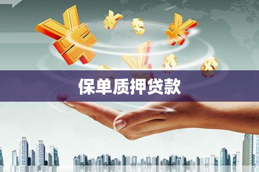 项城保单质押贷款