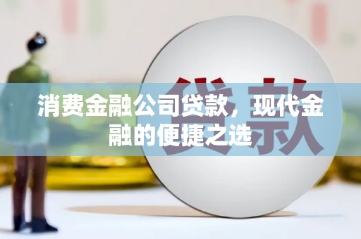 项城消费金融公司贷款，现代金融的便捷之选